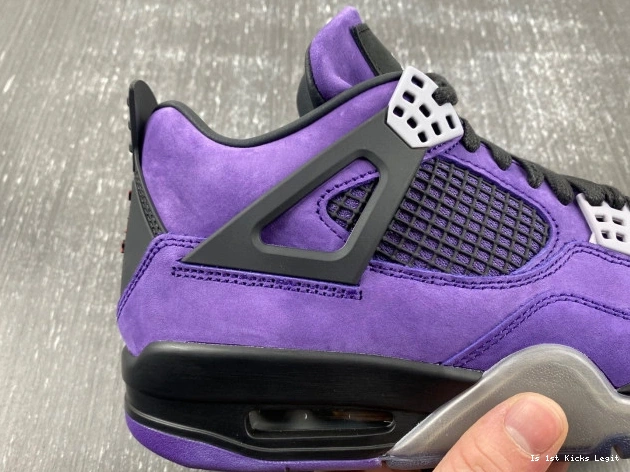 Air Purple x Travis Suede Scott 4 Jordan 0817